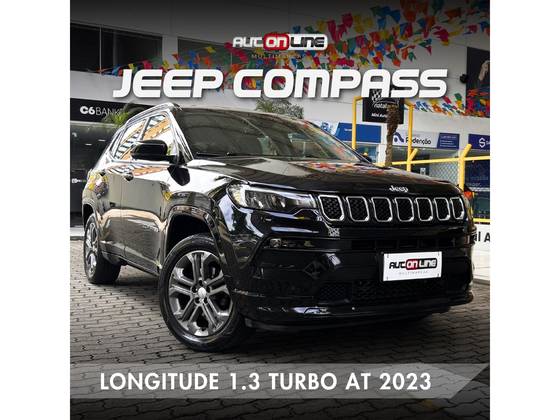 JEEP COMPASS 1.3 T270 TURBO FLEX LONGITUDE AT6 JEEP COMPASS 1.3 T270 TURBO FLEX LONGITUDE AT6